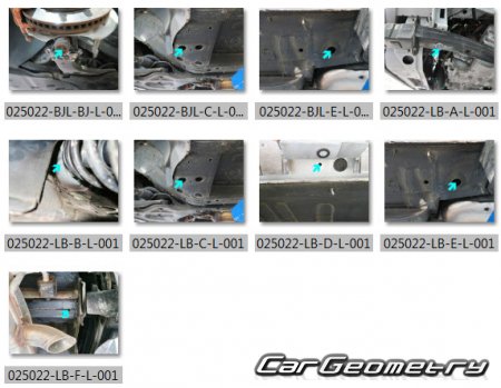 �������� ������� Chery Arrizo 8 2022-2028 Body dimensions