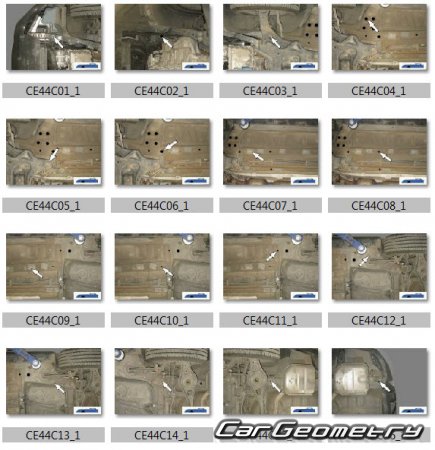 �������� ������� Chery Arrizo 8 2022-2028 Body dimensions