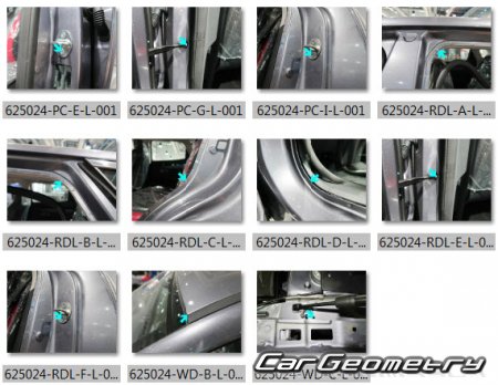 ������� ������ Chery Jetour Dashing 2022-2028 Body dimensions