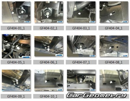 �������� ������� Chevrolet Colorado 2023-2032 Body dimensions