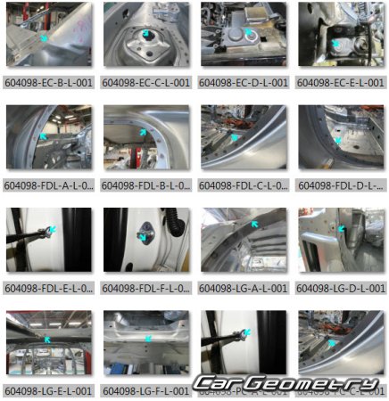 ������� ������ Citroën ë-C3 Aircross 2024-2029 Body dimensions