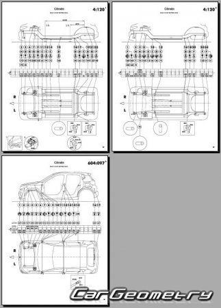 Citroen C3 (5DR) 2024-2029 Body dimensions