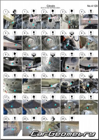Citroen C3 (5DR) 2024-2029 Body dimensions