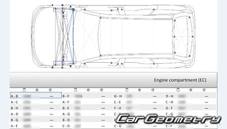 Размеры кузова Geely Atlas (FX11) 2022-2025 Body dimensions Размеры кузова Geely Atlas (FX11) 2022-2025 Body dimensions
