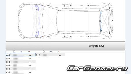 Размеры кузова Geely Atlas (FX11) 2022-2025 Body dimensions Размеры кузова Geely Atlas (FX11) 2022-2025 Body dimensions