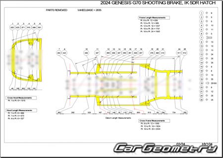 Genesis G70 Shooting Brake (IK) 2021-2026 Body Repair Manual