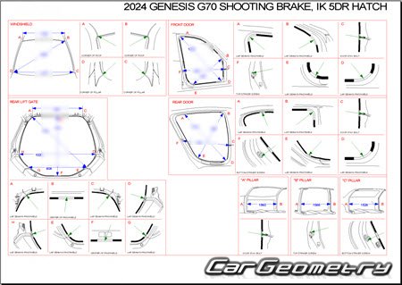 Genesis G70 Shooting Brake (IK) 2021-2026 Body Repair Manual