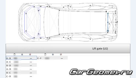 ������� ������ Lexus TX350 TX500H TX550H+ � 2024 Collision Repair Manual