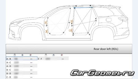 ������� ������ Lexus TX350 TX500H TX550H+ � 2024 Collision Repair Manual