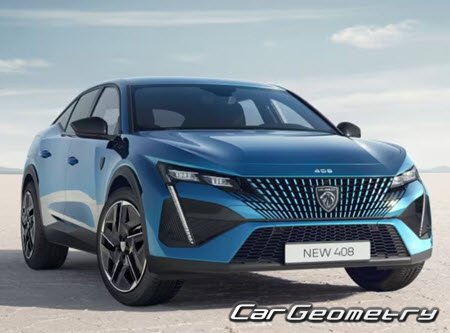 �������� ������� Peugeot 408 (P54) 2022-2027, ������� ������ ���� 408