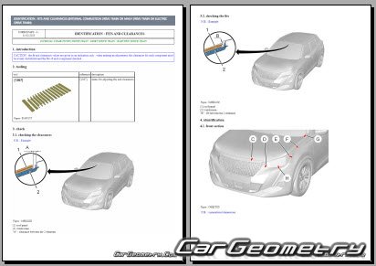 Peugeot e-2008 2020-2026 Body dimensions