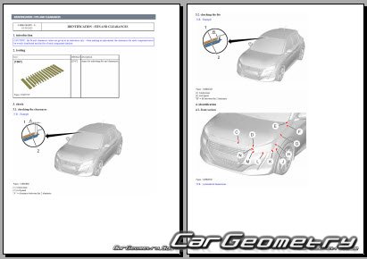 ������� ������ Peugeot e-208 (P21) 2019�2026 Body dimensions