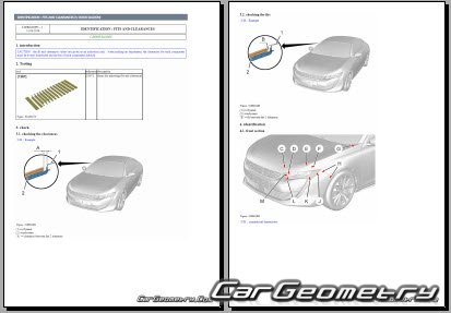 ������� ������ Peugeot 508 2018�2026 Body dimensions
