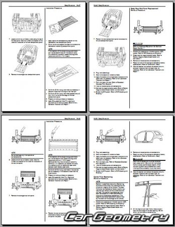 ������� ������ Suzuki XL7 2006-2009 Body Repair Manual