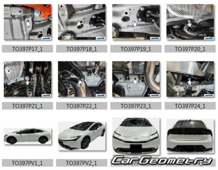 Toyota Prius (MXWH6# ZVW6#) s 2023 (RH Japanese market) Body dimensions