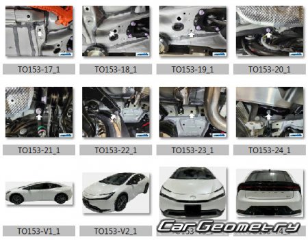 ������� ������ Toyota Prius (MXWH6# ZVW6#) s 2023 Body Repair Manual