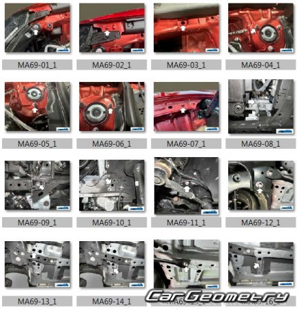 ������� ������ Mazda CX-50 (VA) � 2022 Body Repair Manual