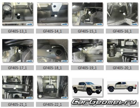 �������� ������� GMC Canyon 2022-2032 Body Repair Manual