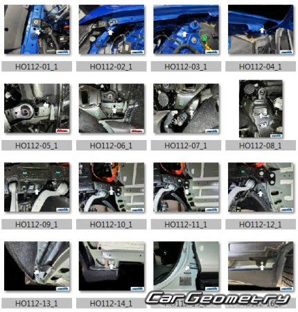 �������� ������� Honda Prologue 2024-2030 Body Repair Manual
