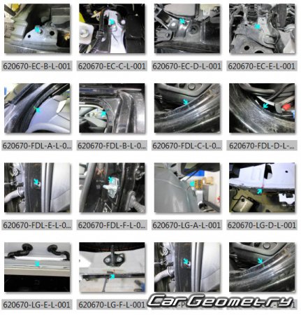 ������� ������ Lexus TX350 TX500H TX550H+ � 2024 Collision Repair Manual