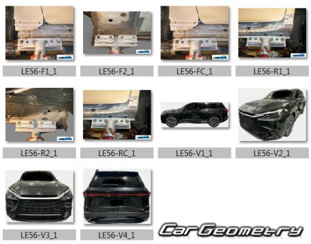 ������� ������ Lexus TX350 TX500H TX550H+ � 2024 Collision Repair Manual