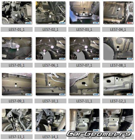 �������� ������� Lexus RX350, RX350h, RX450h+, RX500h � 2022 Collision Repair Manual