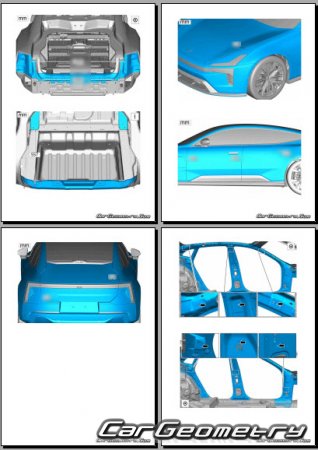������� ������ Polestar 5 2026-2031 Body dimensions