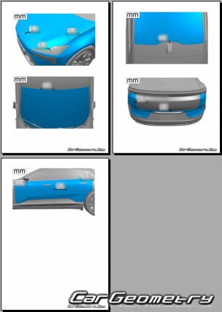 ������� ������ Polestar 5 2026-2031 Body dimensions