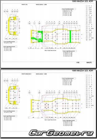 Mazda 323 (BA) 1994-2000 Body Repair Manual