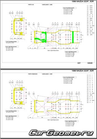 Mazda 323 (BA) 1994-2000 Body Repair Manual