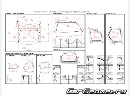 Volkswagen Passat (B4) (Typ 3A) 1994�1997 Body Repair Manual