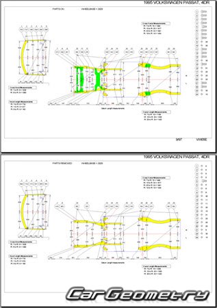 Volkswagen Passat (B4) (Typ 3A) 1994�1997 Body Repair Manual