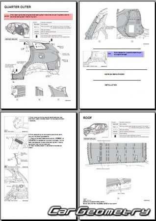 Mitsubishi Outlander PHEV 2018-2021 Body Repair Manual
