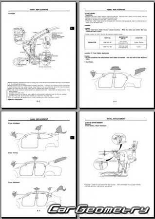 Mazda 323 (BA) 1994-2000 Body Repair Manual