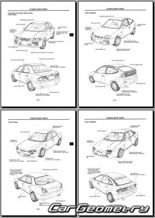 Mazda 323 (BA) 1994-2000 Body Repair Manual