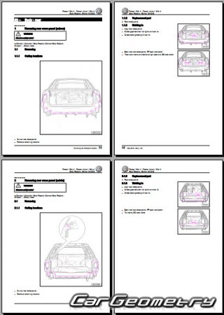 Volkswagen Passat (B4) (Typ 3A) 1994�1997 Body Repair Manual