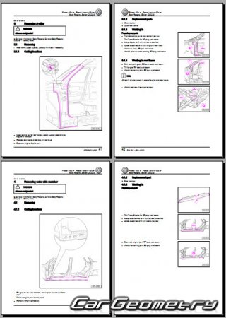 Volkswagen Passat (B4) (Typ 3A) 1994�1997 Body Repair Manual