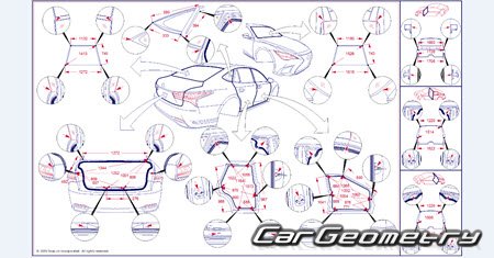 �������� ������� Lexus LS350, LS500 2017-2026 Collision shop manual