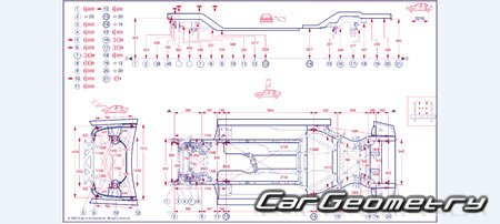 BMW 7 Series G70 2023-2030 Body dimensions