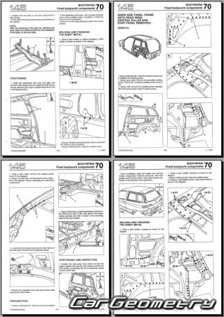 ������� ������ Alfa Romeo 145 1994-2000 Body dimensions
