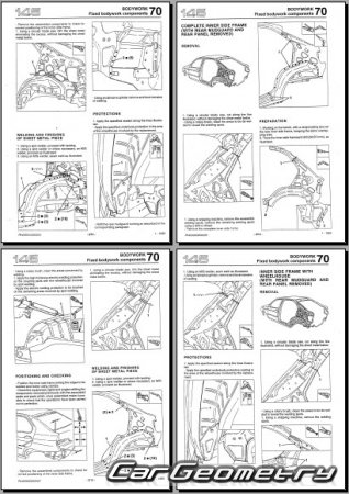 Alfa Romeo 146 1995-2000 Body dimensions