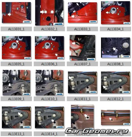 �������� ������� Alfa Romeo 166 (936) 1998�2007 Body dimensions