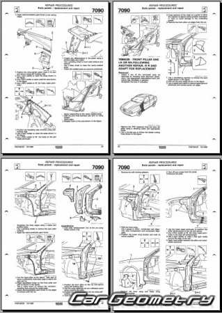 �������� ������� Alfa Romeo 166 (936) 1998�2007 Body dimensions