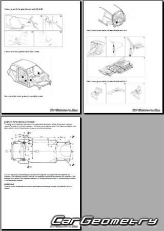 �������� ������� Lancia Ypsilon (843) 2003�2011 Body dimensions
