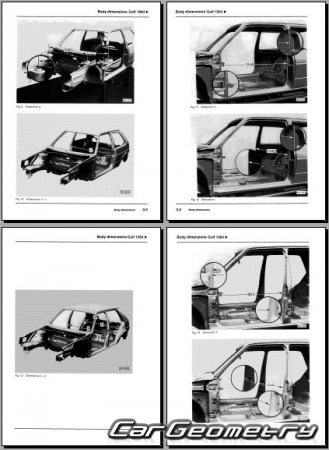 Volkswagen Golf (1G) 1984�1991 Body Repair Manual