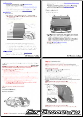 ������� ������ Cadillac Escalade iQ 2024-2030 Body Repair Manual