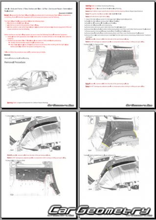 ������� ������ Cadillac Escalade iQ 2024-2030 Body Repair Manual