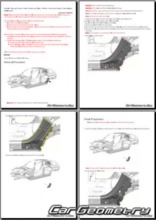 ������� ������ Cadillac Escalade iQ 2024-2030 Body Repair Manual