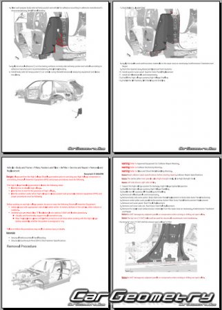 ������� ������ Cadillac Escalade iQ 2024-2030 Body Repair Manual