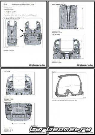 BMW 7 Series G70 2023-2030 Body dimensions